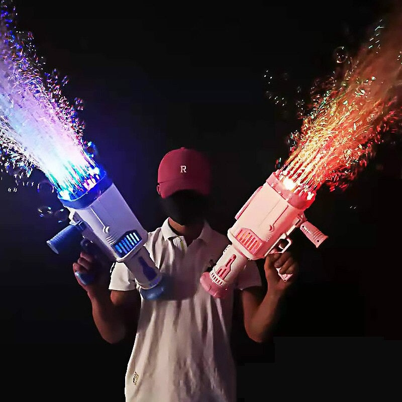 64-Holes Gatling Bubble Guns For Kids 64-Holes Gatling Bubble Guns For Kids